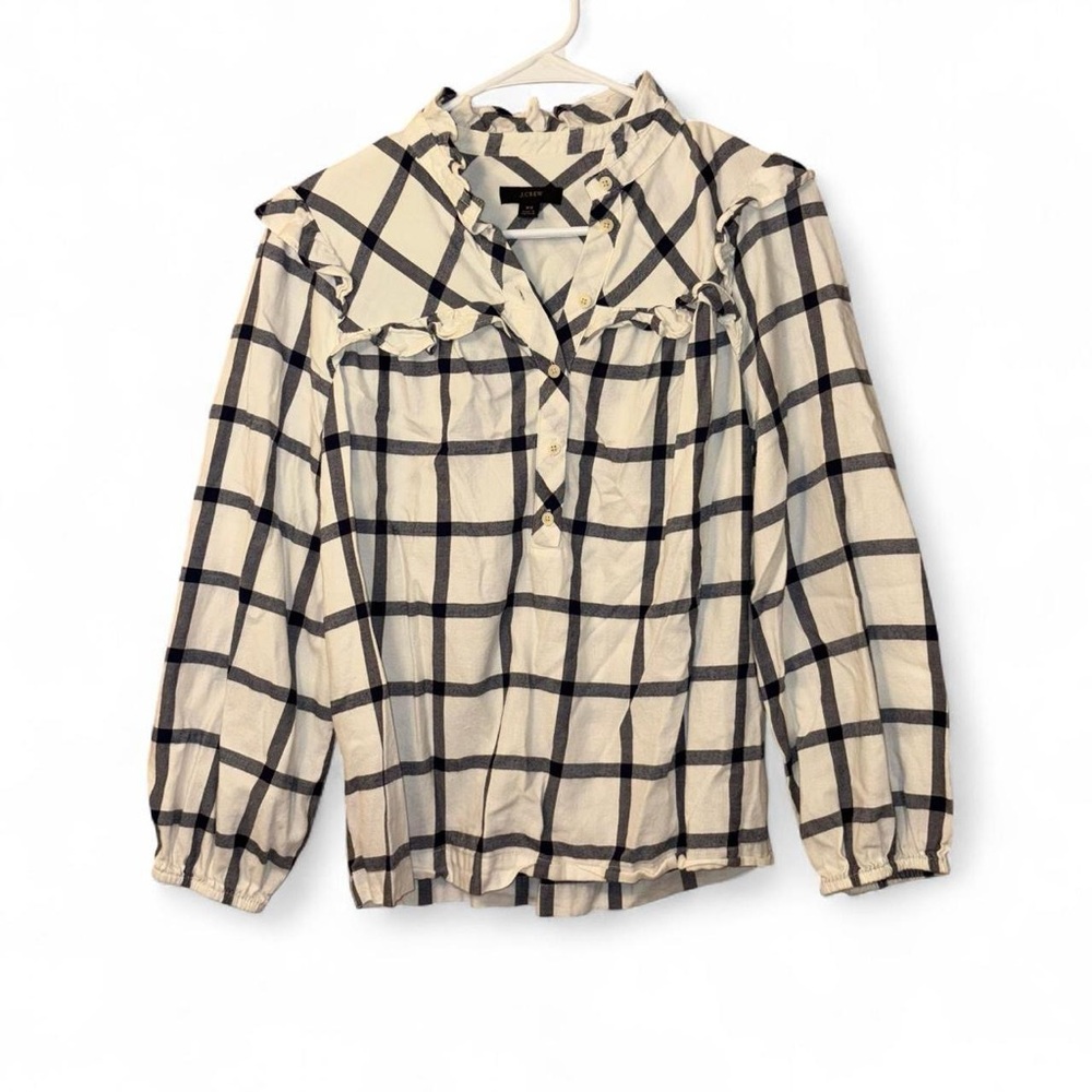J. Crew  Plaid Button Down Shirt - Picture 2 of 8